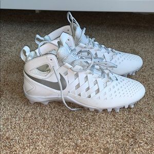 white lacrosse cleats